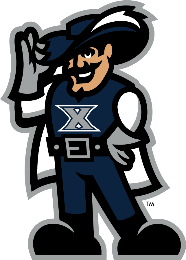 Xavier Musketeers 2008-Pres Mascot Logo v3 diy DTF decal sticker